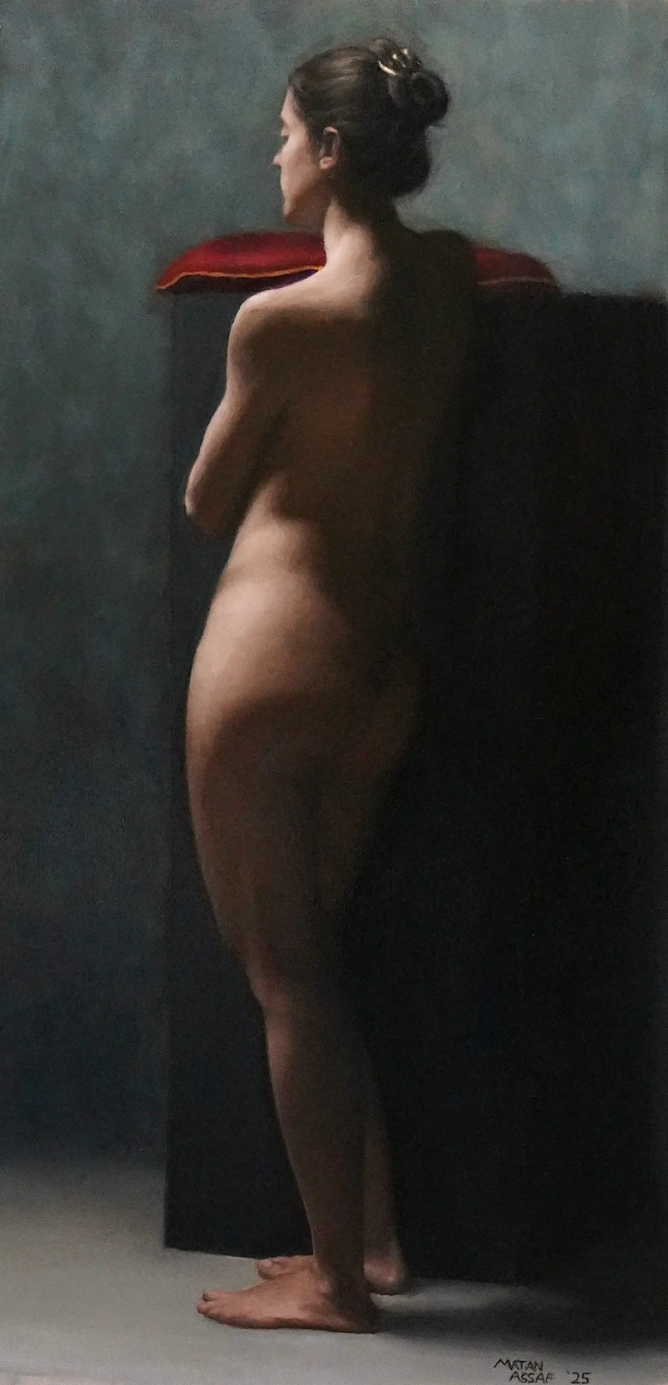 Angel Academy of Art Ella nude figure oil painting